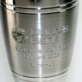 Pewter Cup Engraving