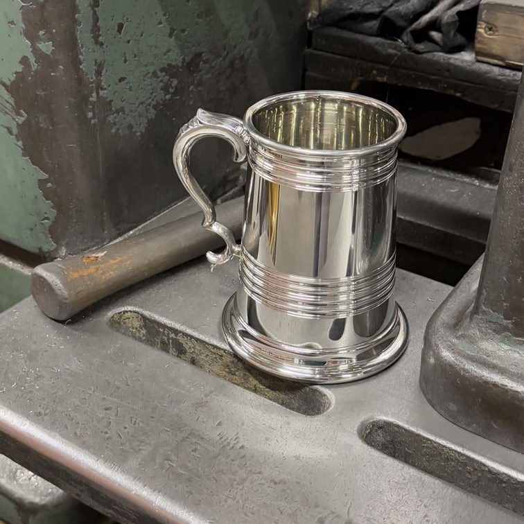 Worcester X Range One Pint Pewter Tankard