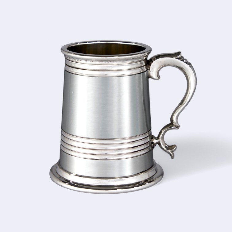 X Range One Pint Worcester Part Satin Pewter Tankard X Range One Pint Worcester Part Satin Pewter Tankard