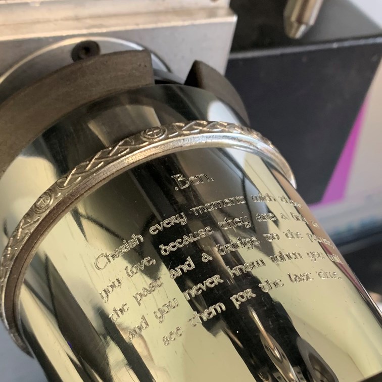 Celtic Band Pewter Tumbler