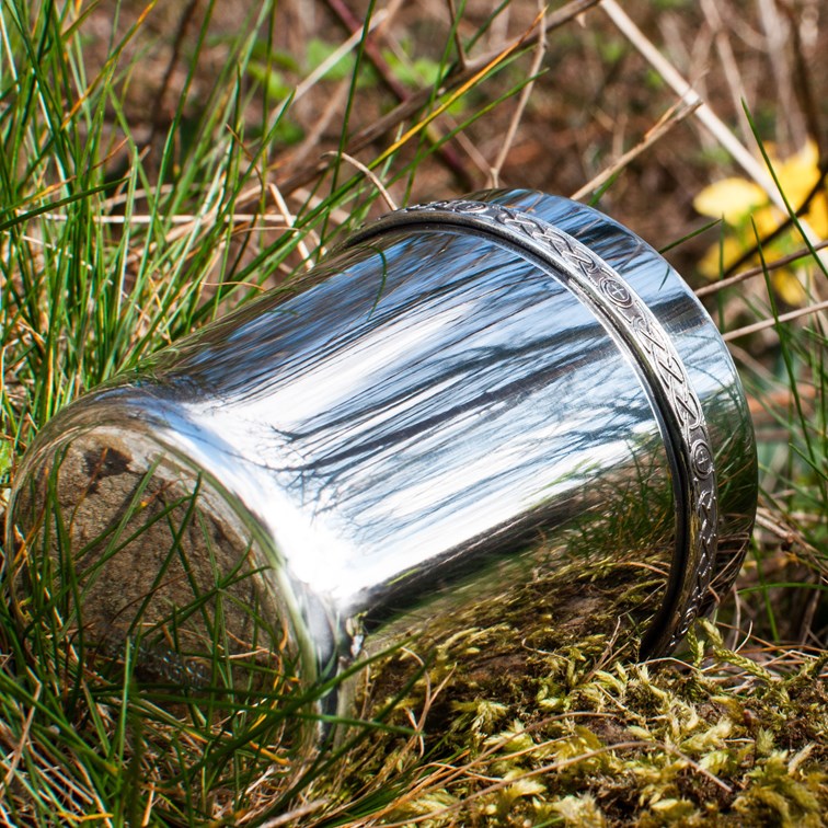 Celtic Band Pewter Tumbler