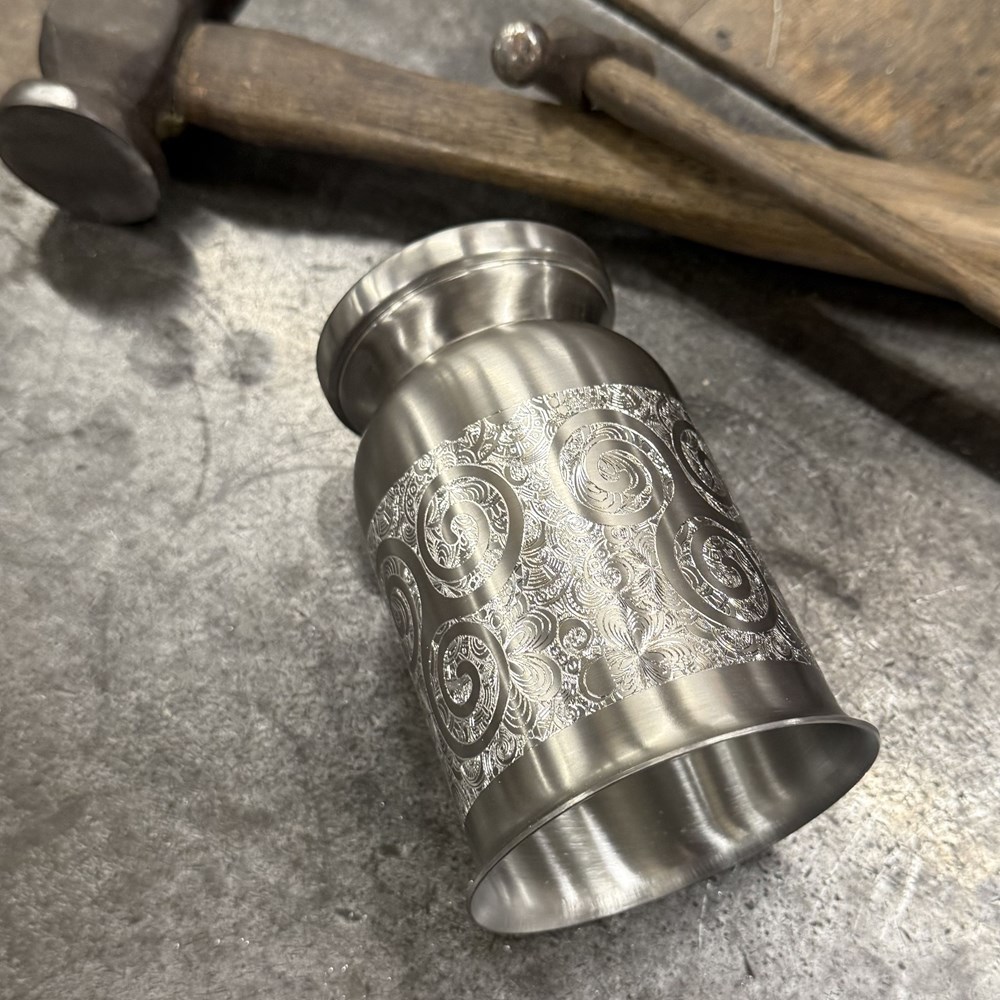 Norse Mussels Design Pewter Beaker | Norse Mussels Pewter Beeaker