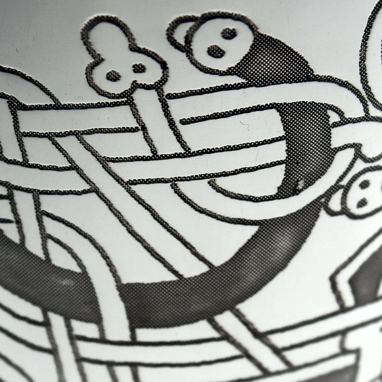 Celtic Birds One Pint Pewter Tankard