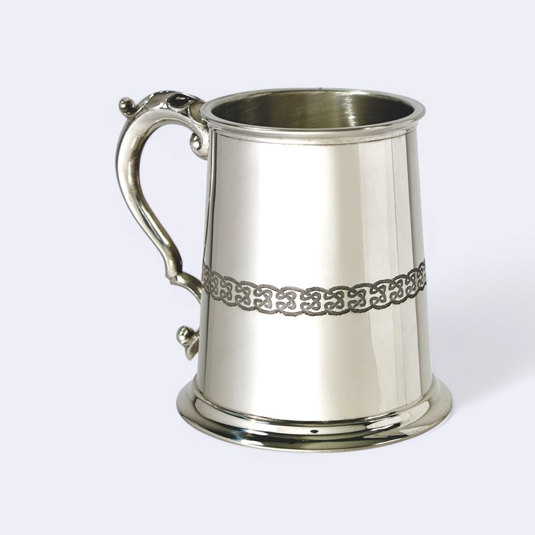 Celtic Lion One Pint Pewter Tankard