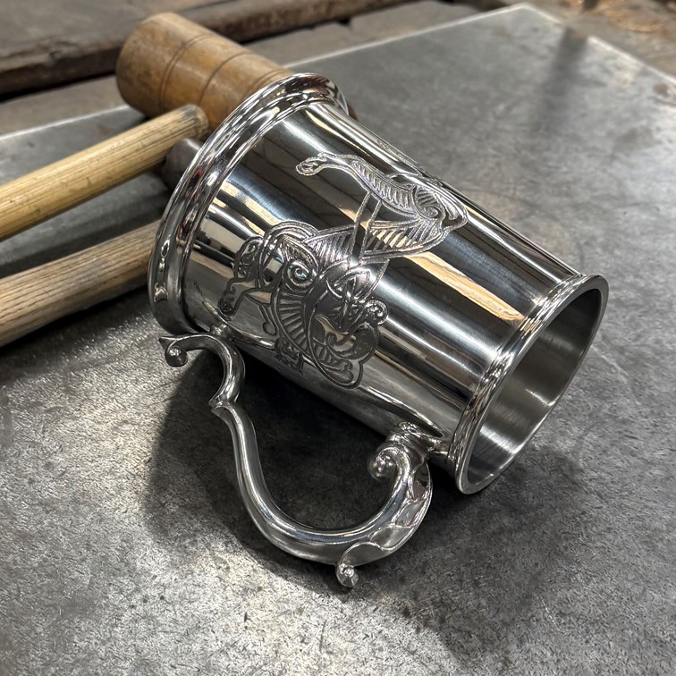 Celtic Lion One Pint Pewter Tankard