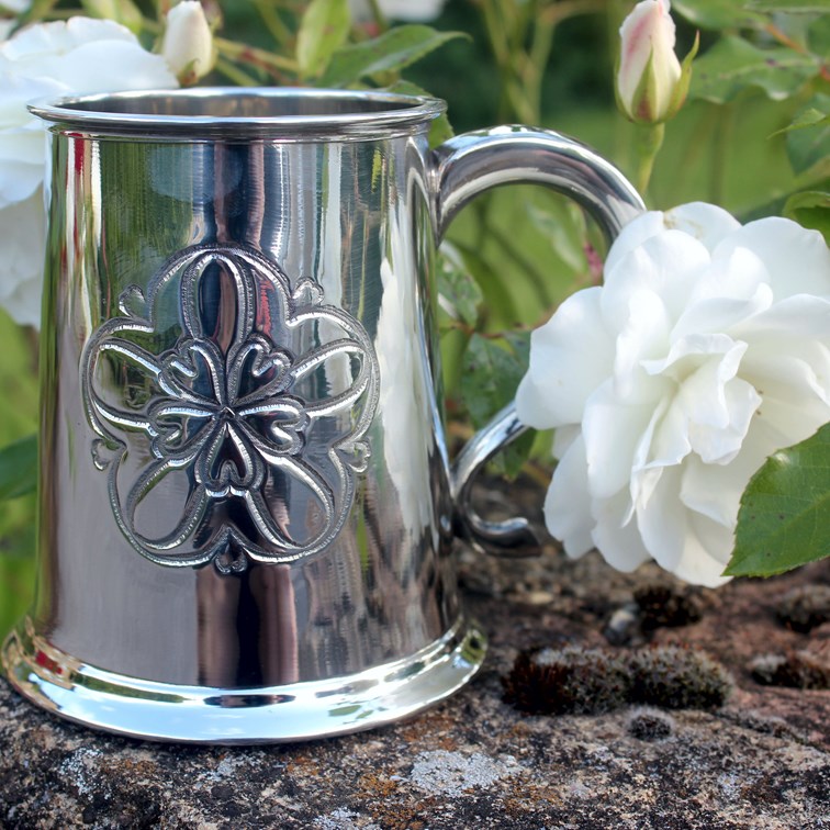 Yorkshire Rose One Pint Pewter Tankard Yorkshire Rose One Pint Pewter Tankard