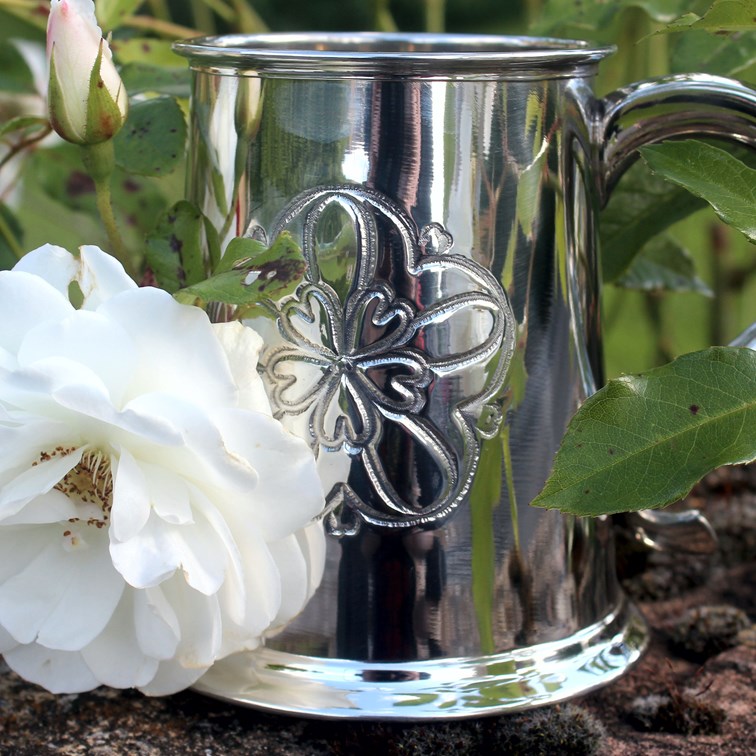 Yorkshire Rose One Pint Pewter Tankard