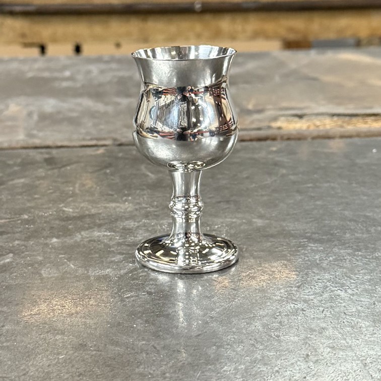 Tiny Georgian Pewter Goblet Tiny Georgian Pewter Goblet