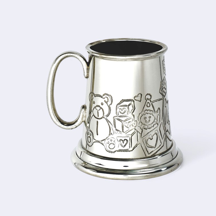 Grand Daughter Pewter Quarter Pint Baby Mug