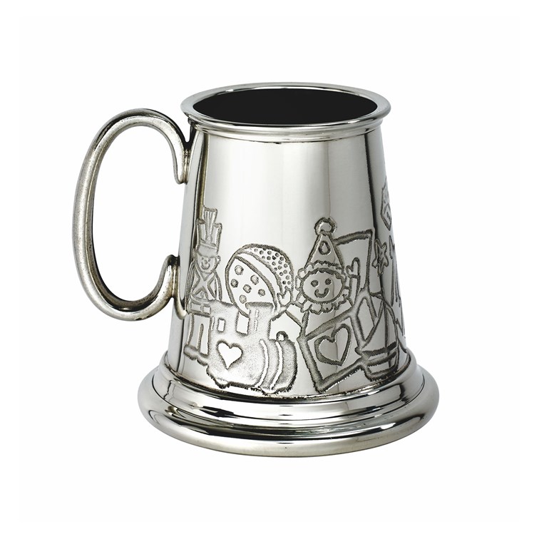Grandson Pewter Quarter Pint Baby Mug