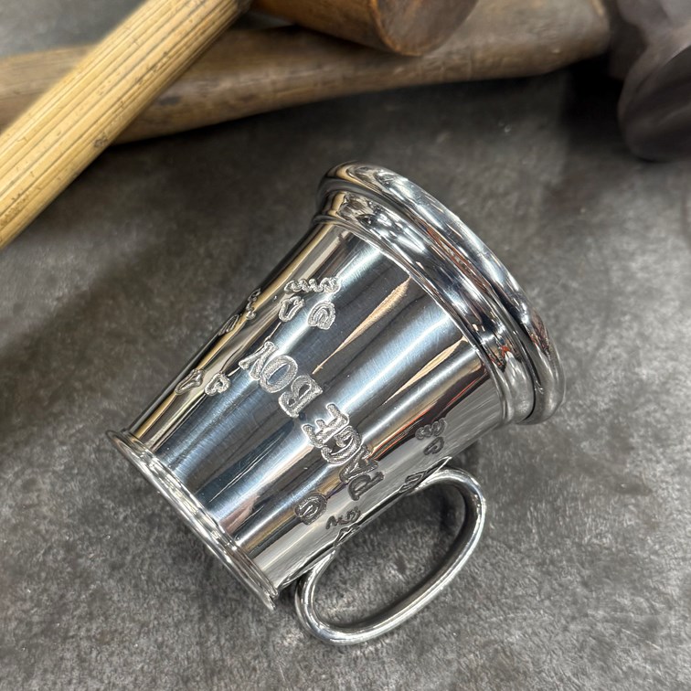 Page Boy Quarter Pint Pewter Baby Mug Page Boy Quarter Pint Pewter Baby Mug