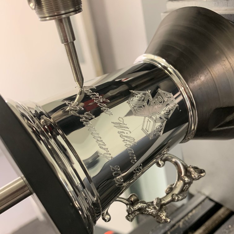 Teddy Bear Handle Pewter Quarter Pint Baby Mug Teddy Bear Handle Pewter Quarter Pint Baby Mug