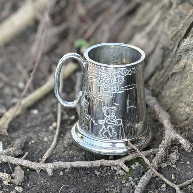 Teddy Bears Picnic Pewter Quarter Pint Baby Mug Teddy Bears Picnic Pewter Quarter Pint Baby Mug