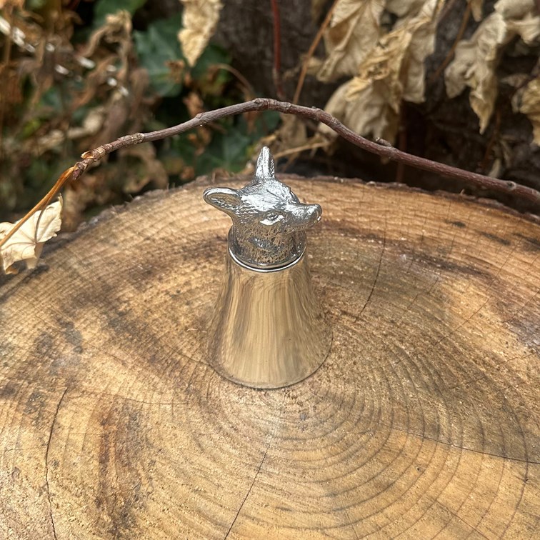 3oz Fox Head Pewter Jigger Cup