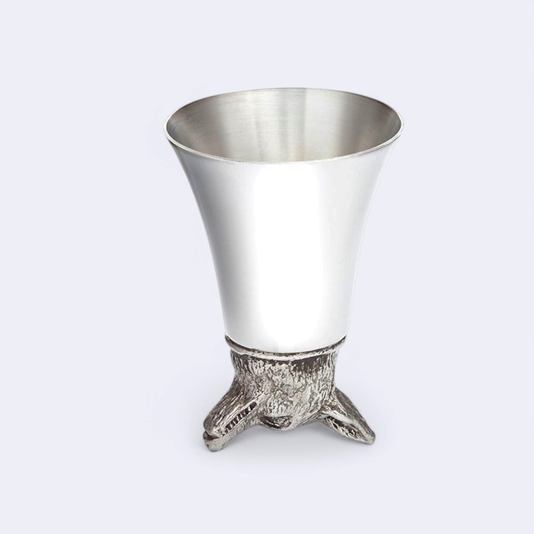 3oz Fox Head Pewter Jigger Cup