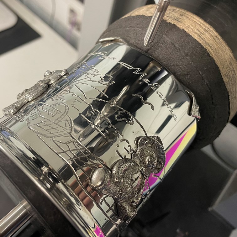 Pewter Teddy Bears Picnic Money Box