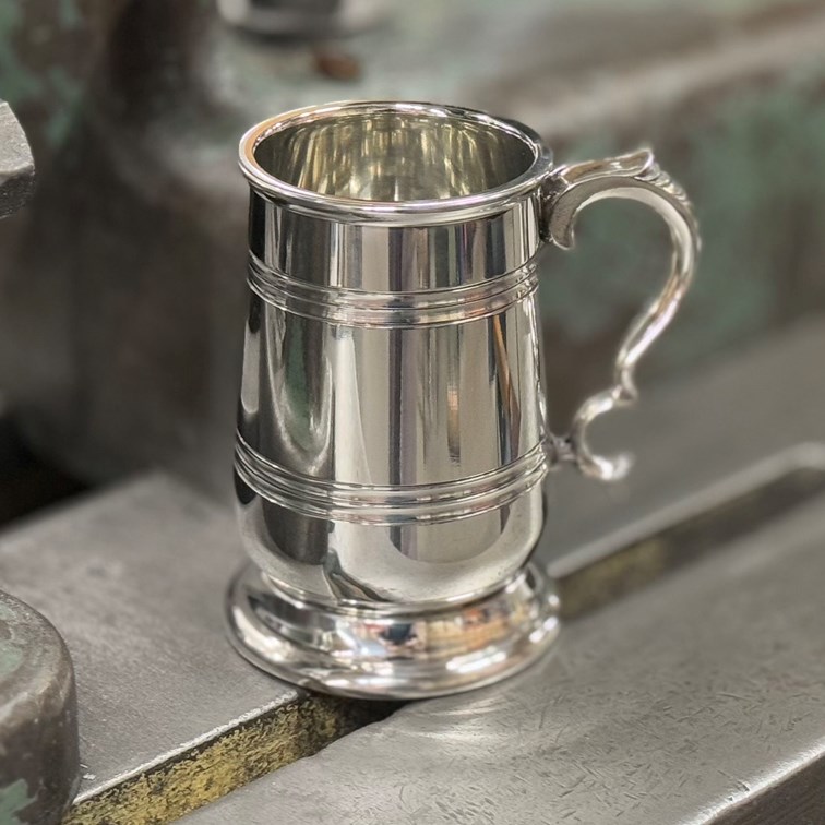 X Range Heavy Howard One Pint Pewter Tankard X Range Heavy Howard One Pint Pewter Tankard