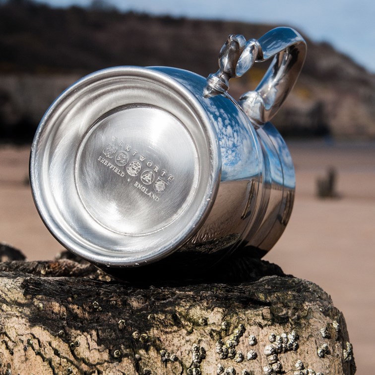 Extra Heavy  X Range Pewter Georgian One Pint Tankard