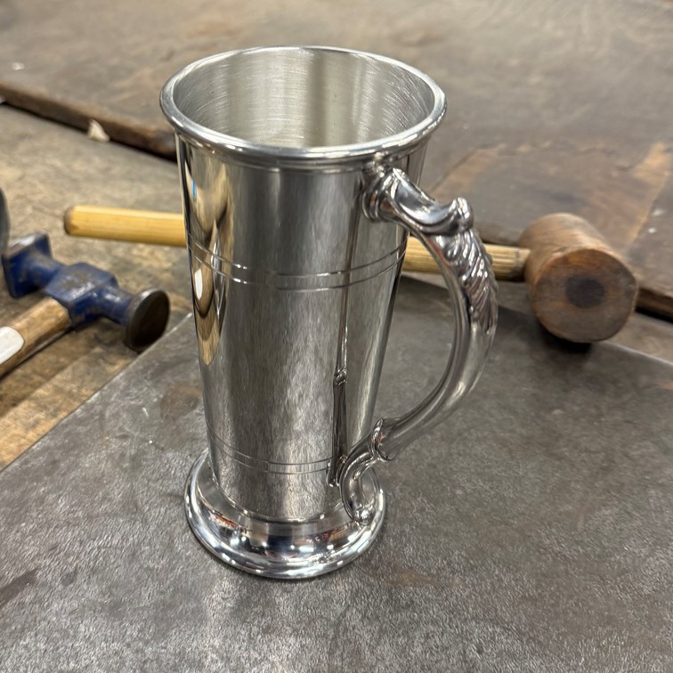 Lager One Pint Pewter Tankard