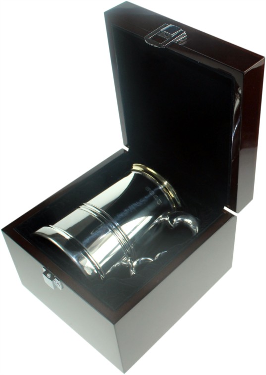 Wooden Tankard Presentation Box with tankard