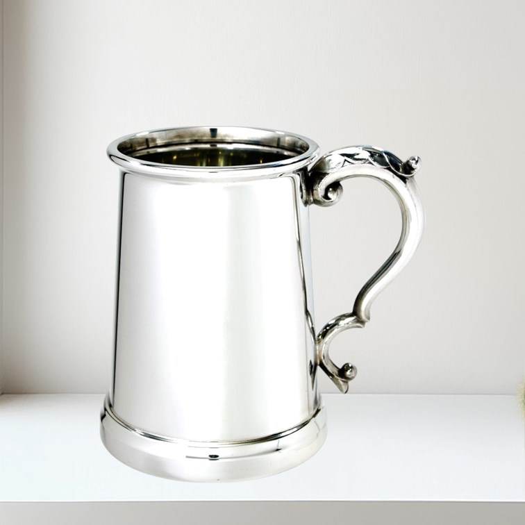 Gloucester One Pint Pewter Tankard
