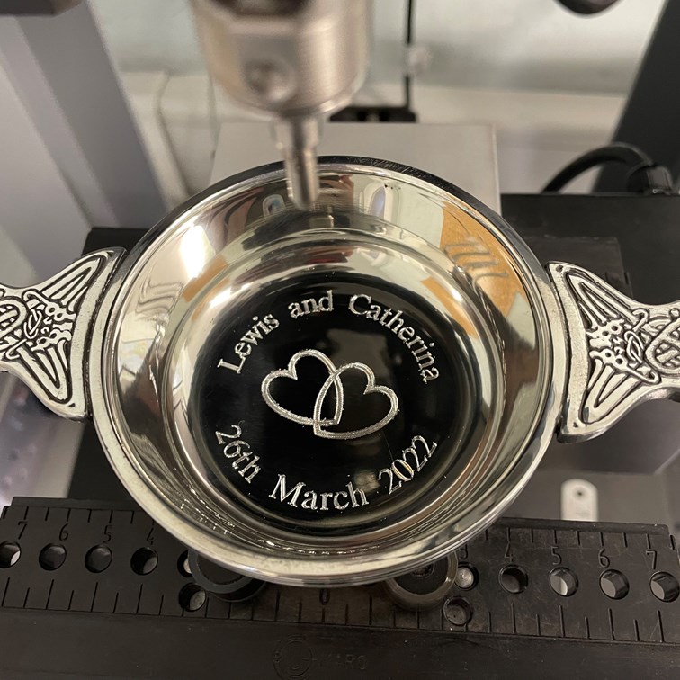 Large Pewter Quaich Large Pewter Quaich
