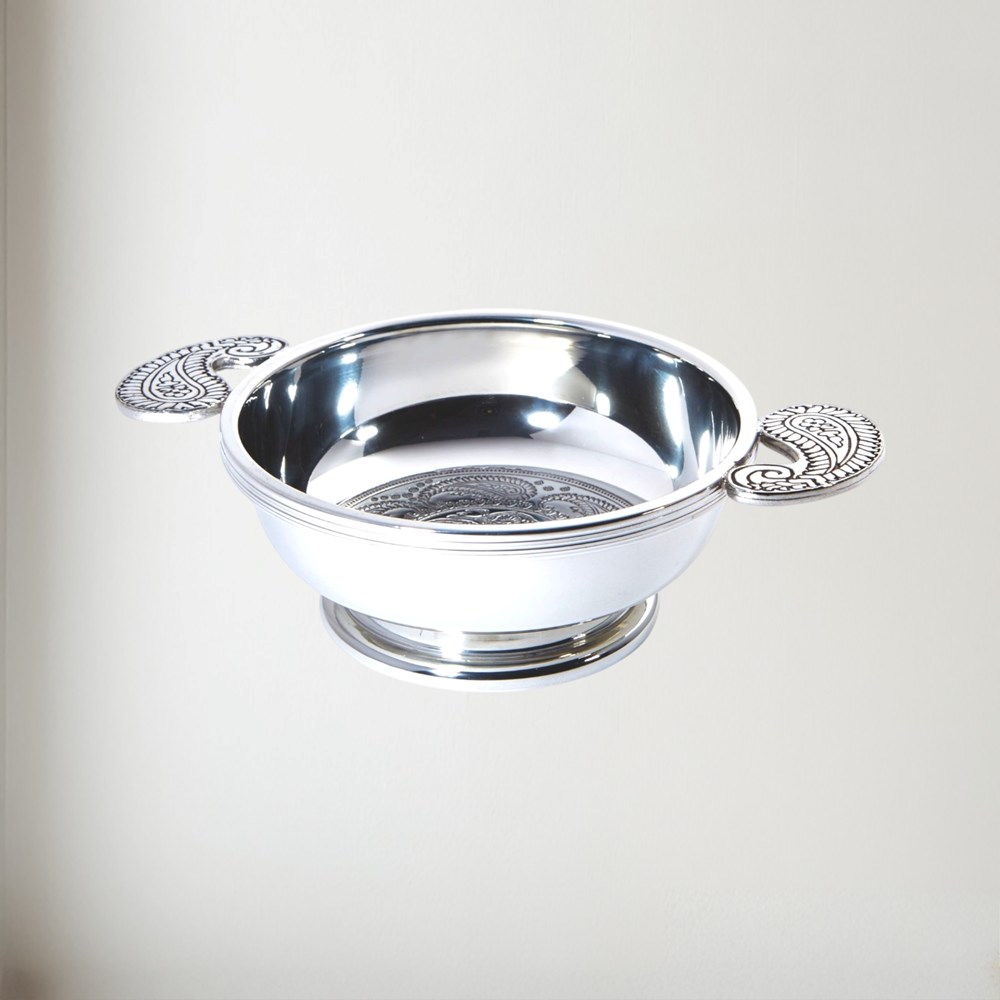 Large Paisley Pewter Quiach