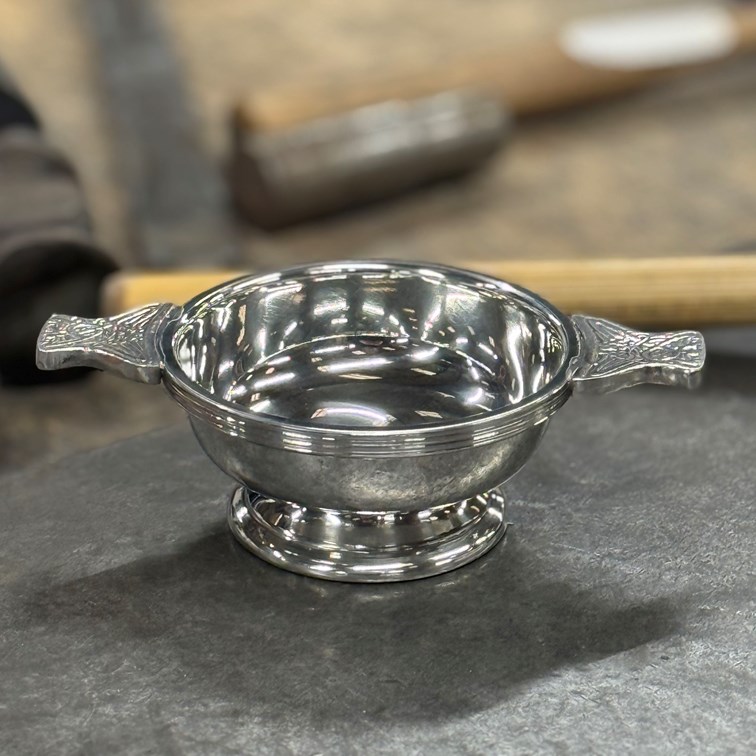 Medium Pewter Quaich
