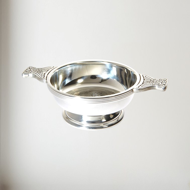 Medium Kells Pewter Quaich