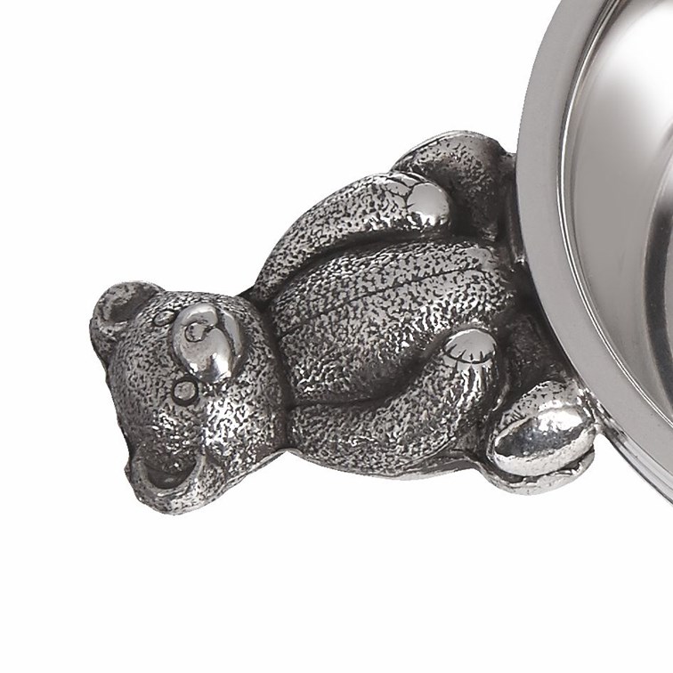 Teddy Handle Pewter Quaich