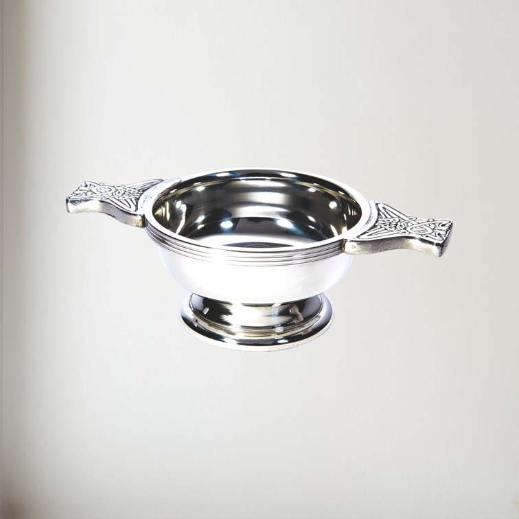 Small Claddagh Pewter Quaich