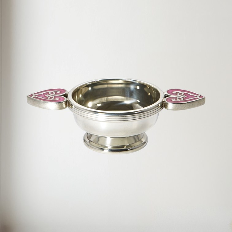 Small Baby Pink Heart Of The Highlands Quaich Small Baby Pink Heart Of The Highlands Quaich