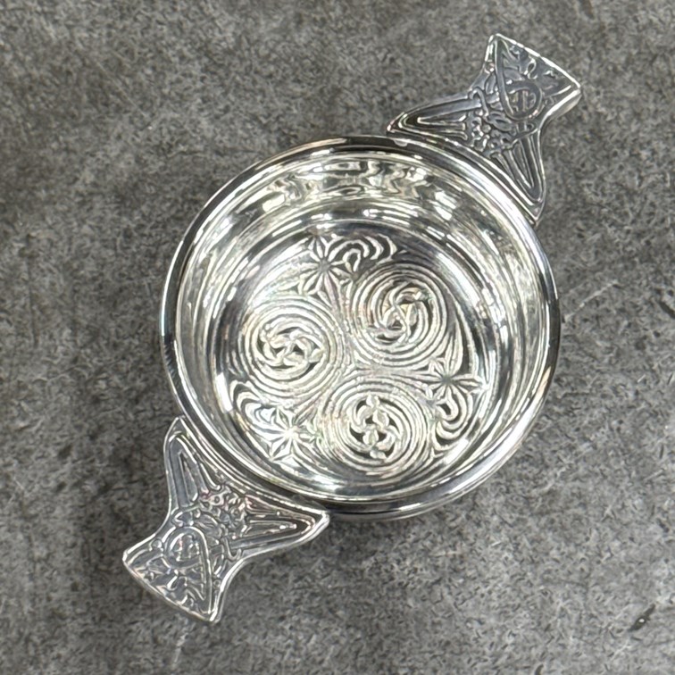 Small Kells Pewter Quaich Small Kells Pewter Quaich
