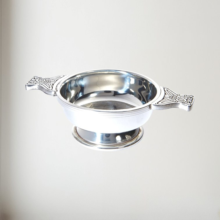 Standard Tartan Pewter Quaich