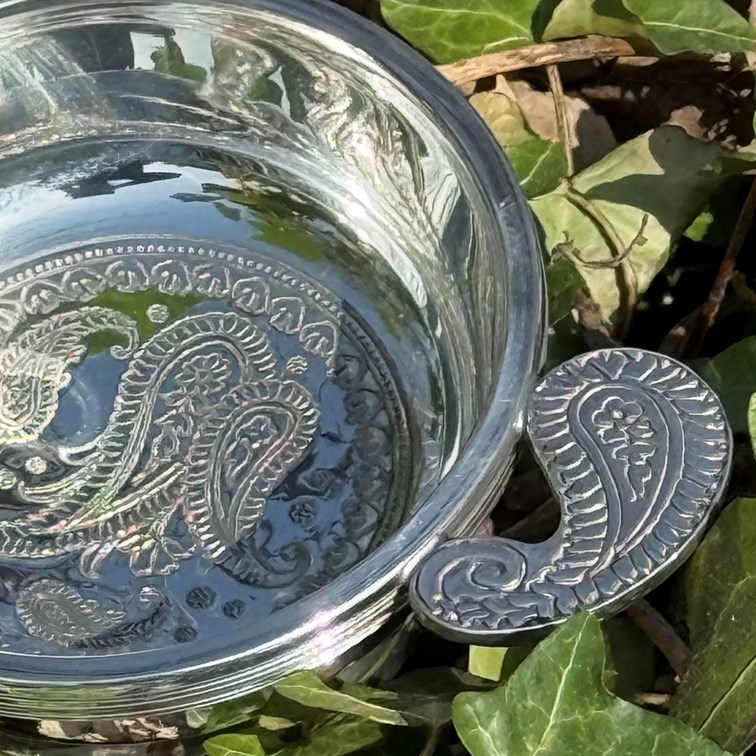 Standard Paisley Pewter Quaich Standard Paisley Pewter Quaich