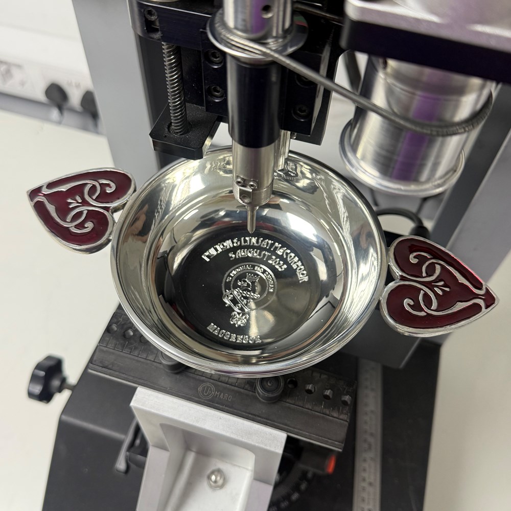 "X" Red Heart Of The Highlands Quaich "X" Red Heart Of The Highlands Quaich