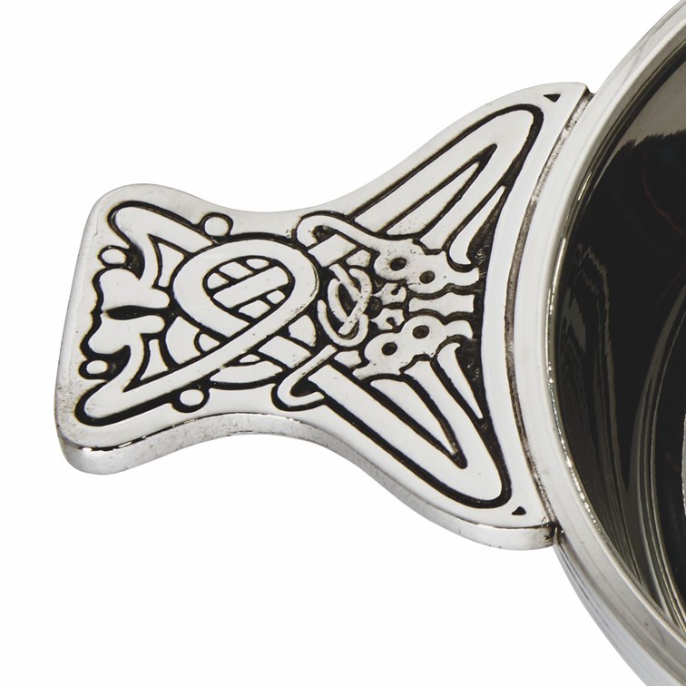 Large Plus Pewter Quaich