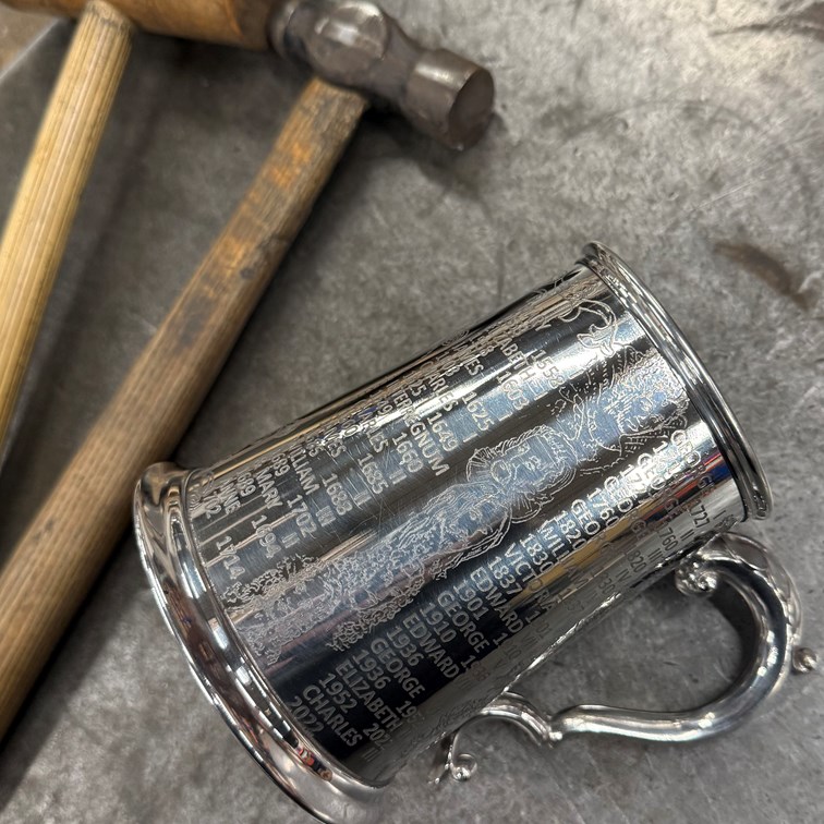 Kings And Queens One Pint Pewter Tankard Kings And Queens One Pint Pewter Tankard