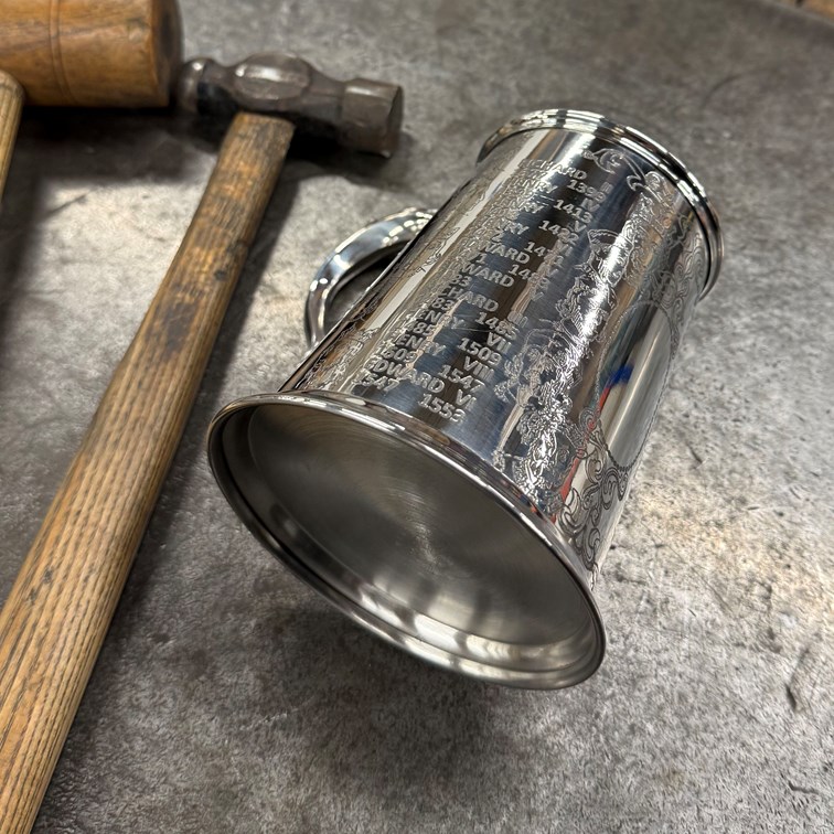 Kings And Queens One Pint Pewter Tankard Kings And Queens One Pint Pewter Tankard