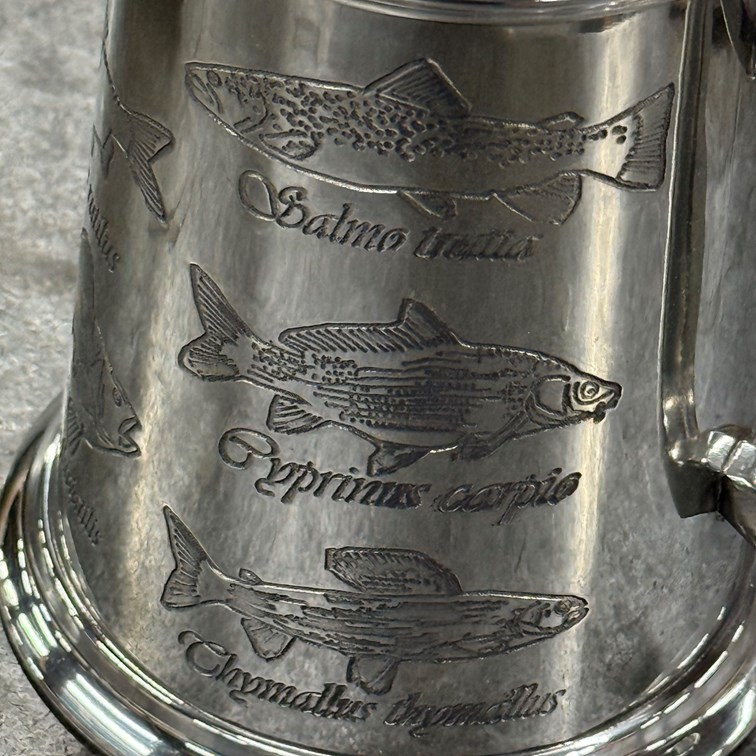 Fish One Pint Pewter Tankard Fish One Pint Pewter Tankard