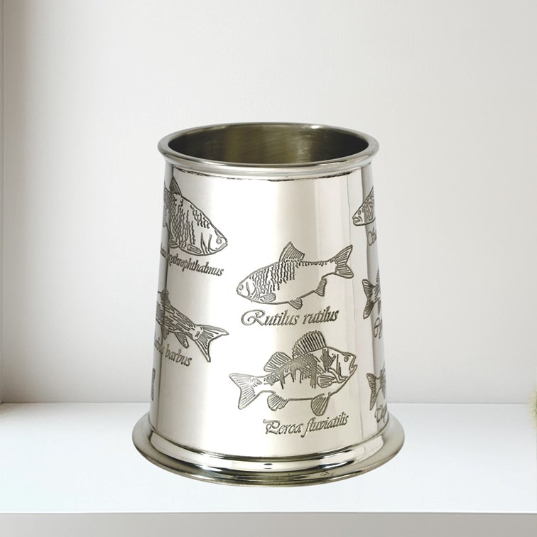 Fish One Pint Pewter Tankard