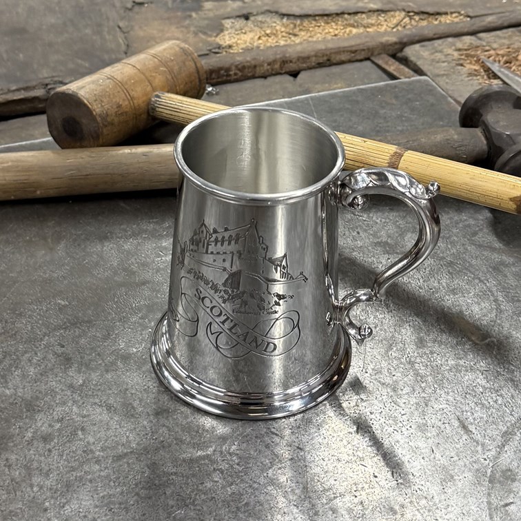 Scotland One Pint Pewter Tankard
