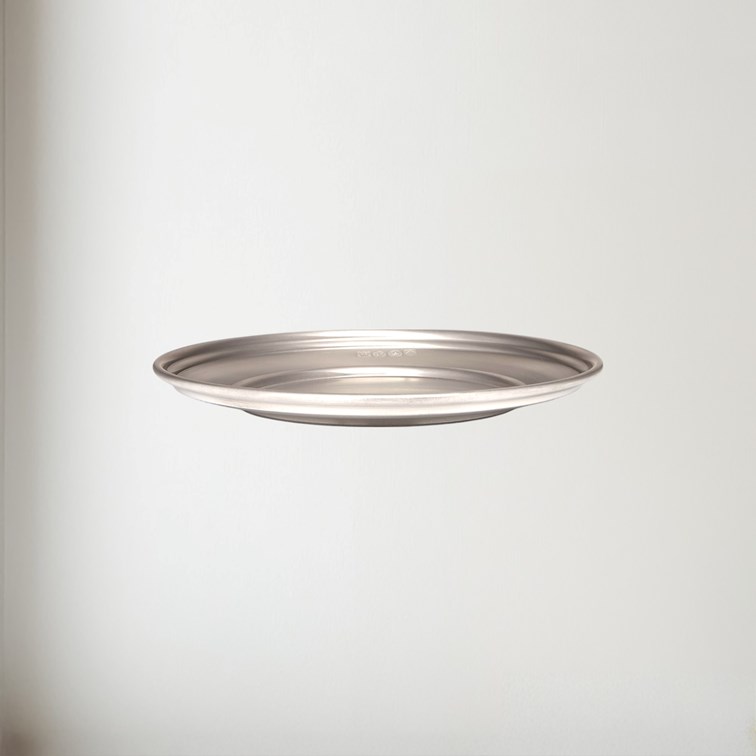 Small Antique Finish Pewter Plate