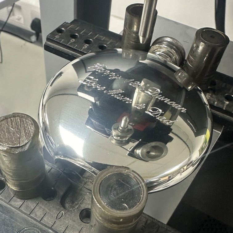 4oz Round Plain Pewter Flask