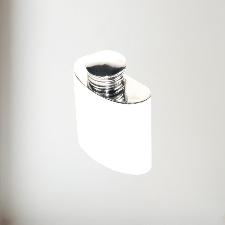 1oz Plain Small Pewter Purse Flask 1oz Plain Small Pewter Purse Flask