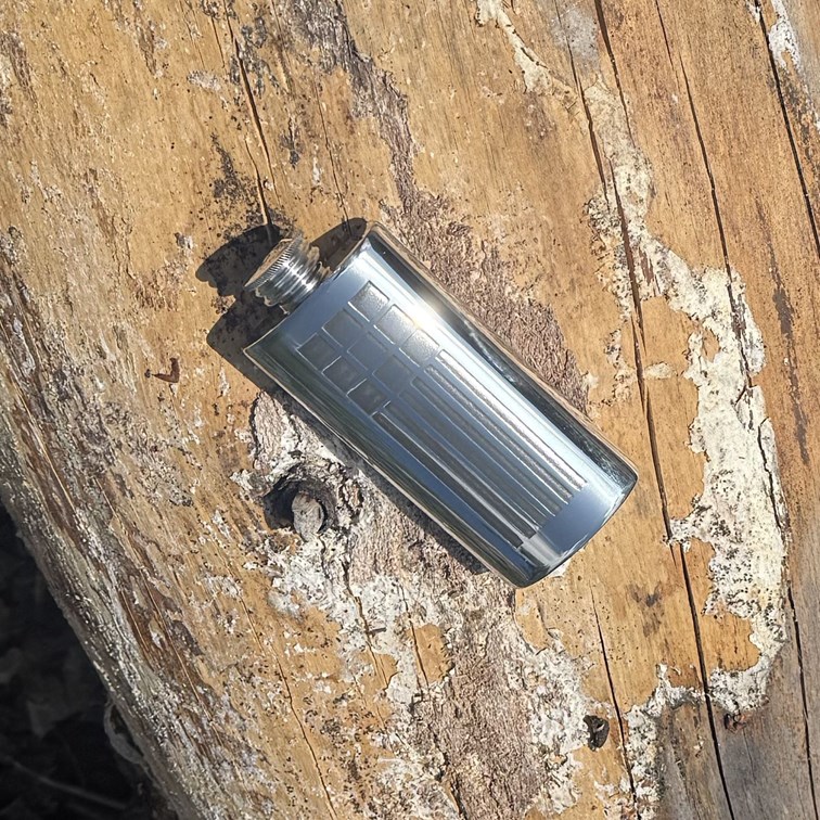 2oz Charles Rennie Mackintosh Pewter Purse Flask 2oz Charles Rennie Mackintosh Pewter Purse Flask