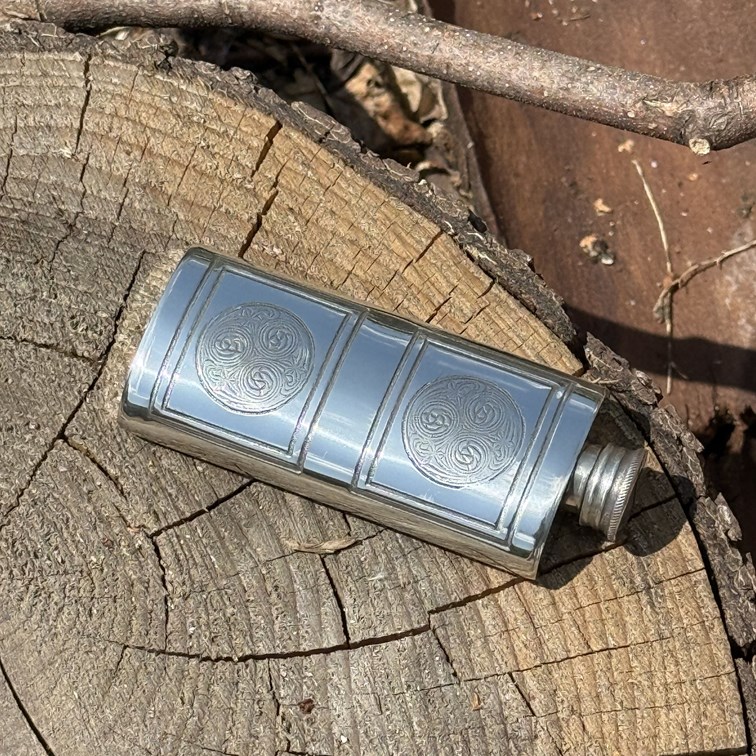 2oz Kells Purse Pewter Purse Flask 2oz Kells Purse Pewter Purse Flask