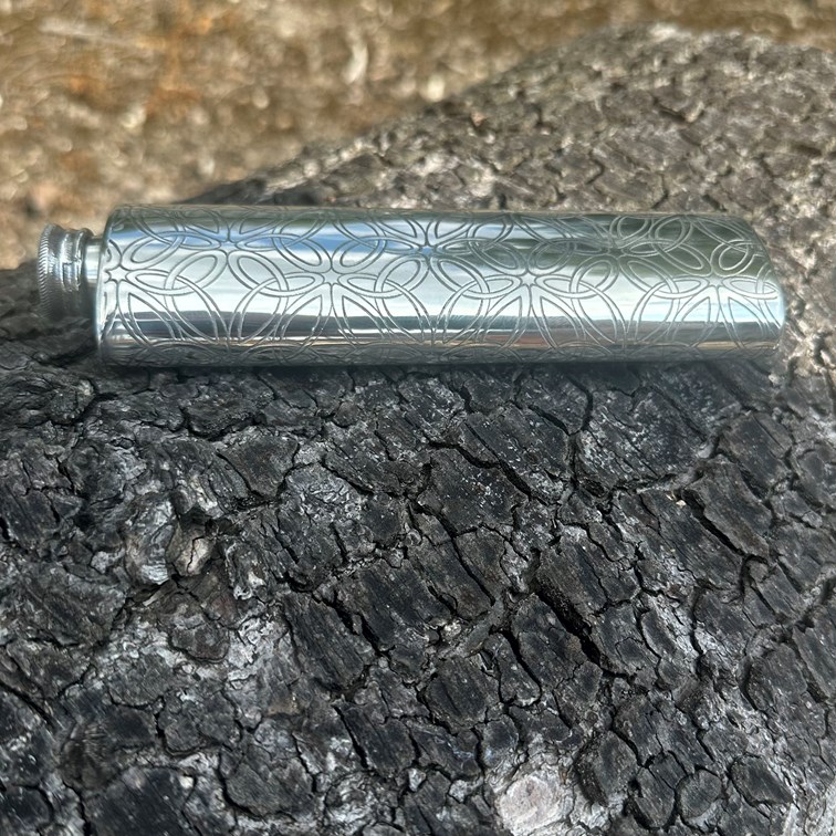 Triquetra 3oz Pewter Purse Flask