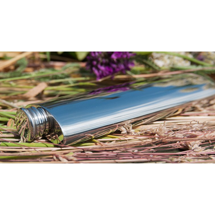 3oz Plain Pewter Purse Flask 3oz Plain Pewter Purse Flask