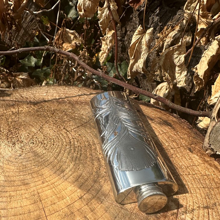 3oz Peacock Purse Flask 3oz Peacock Purse Flask